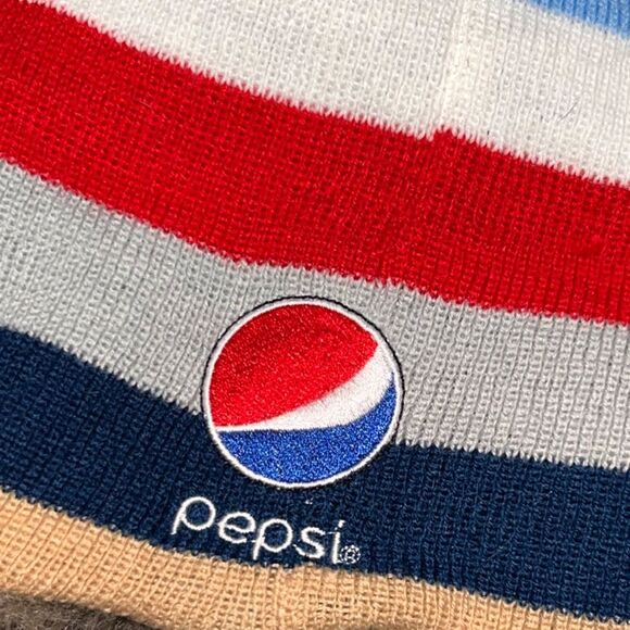 Melonwear Minnesota Twins/Pepsi Winter Ear Flap Bomber Faux Fur Hat - Picture 3 of 4